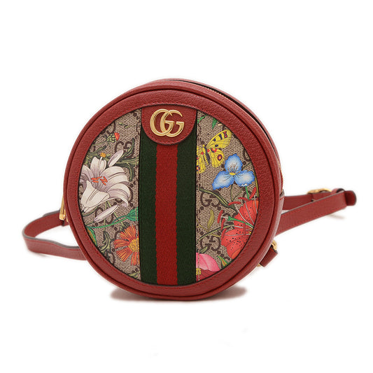 GGフローラ オフィディア バックパック ミニ レッド 598661 リュック・デイパック