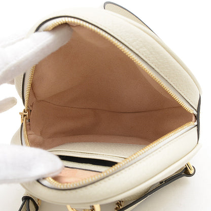 オフディア シェリーライン ミニバックパック レザー オフホワイト 598661 リュック・デイパック