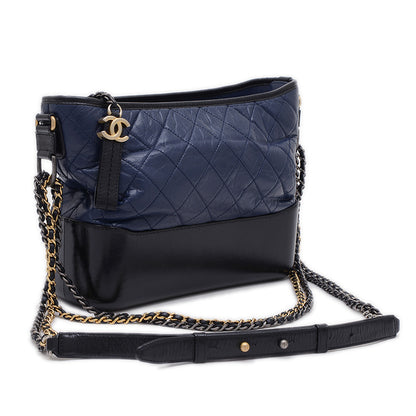 ガブリエル ドゥ ホーボー ショルダーバッグ レザー ネイビー A93824 ショルダーバッグ