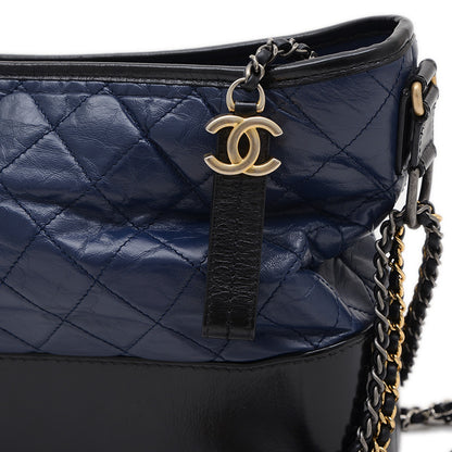 ガブリエル ドゥ ホーボー ショルダーバッグ レザー ネイビー A93824 ショルダーバッグ