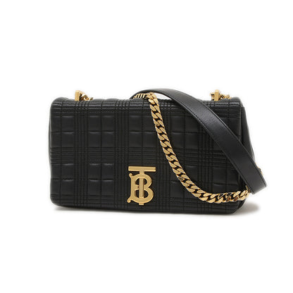 スモール キルティング ショルダーバッグ ラムスキン ブラック 8021492 ショルダーバッグ