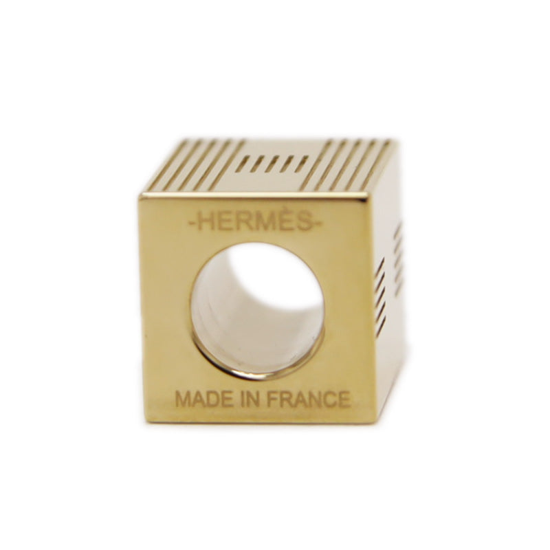 キューブトーテムリング Hモチーフ ツイリーリング ゴールド ツイリー用 スカーフリング