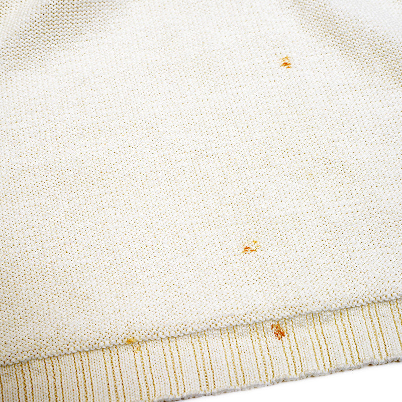 ココマーク カーディガン ベルスリープ コットン ホワイト 38サイズ カーディガン