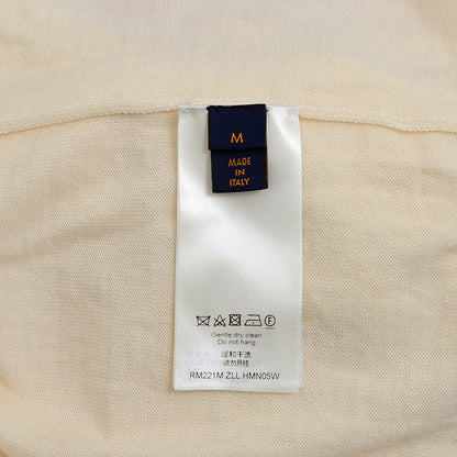 タートルネックニット インタルシアハート LV×NIGO ウール アイボリー Mサイズ ニット