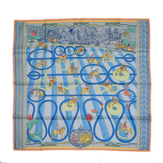 カレ90 ダブルフェイス Passades et Serpentines パッサード エ セルパンティーヌ スカーフ