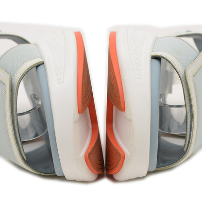 サンダル ギーク メッシュ/カーフレザー ブルー系 レディース #38 H231219Z サンダル