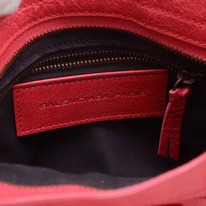 クラシック ミニシティ 2WAYバッグ レザー レッド 300295 ※ショルダー欠損 ハンドバッグ