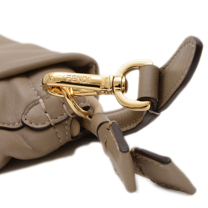 マンマ バゲット ミディアム　2WAYバッグ レザー ベージュ 8BR833 ショルダーバッグ