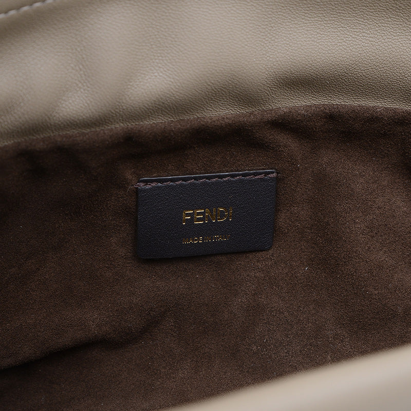 マンマ バゲット ミディアム　2WAYバッグ レザー ベージュ 8BR833 ショルダーバッグ