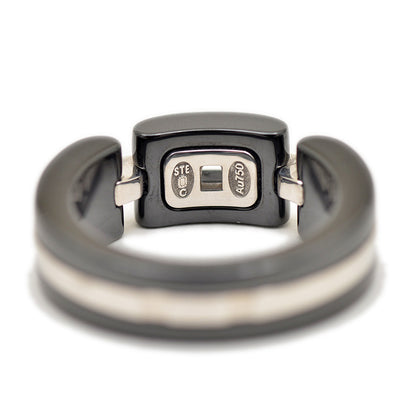 ウルトラリング WG ブラックセラミック ダイヤ #50 リング・指輪