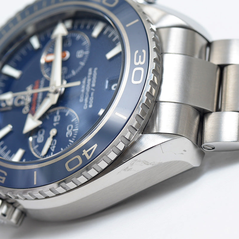 シーマスター プラネットオーシャン ブルー文字盤 チタン 232.90.46.51.03.001 腕時計