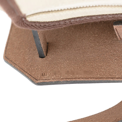 エールバッグ ジップアドPM トワル/レザー ブラウン/ベージュ U刻印 リュック・デイパック