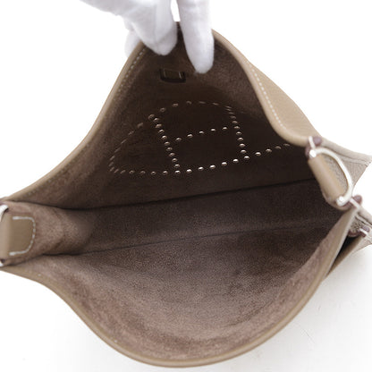 エブリン3 PM トリヨン エトゥープ シルバー金具 K刻印 ショルダーバッグ