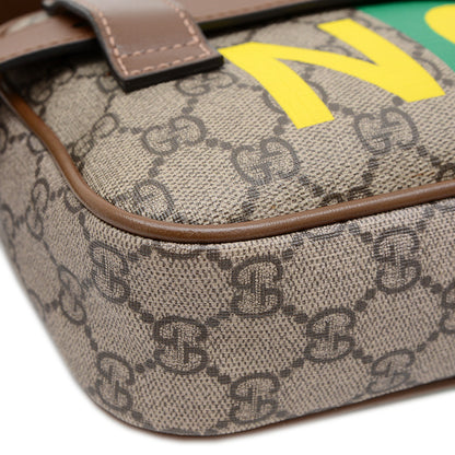 GGスプリーム FAKENOT ベルトバッグ キャンバス ベージュ 602695 ボディバッグ