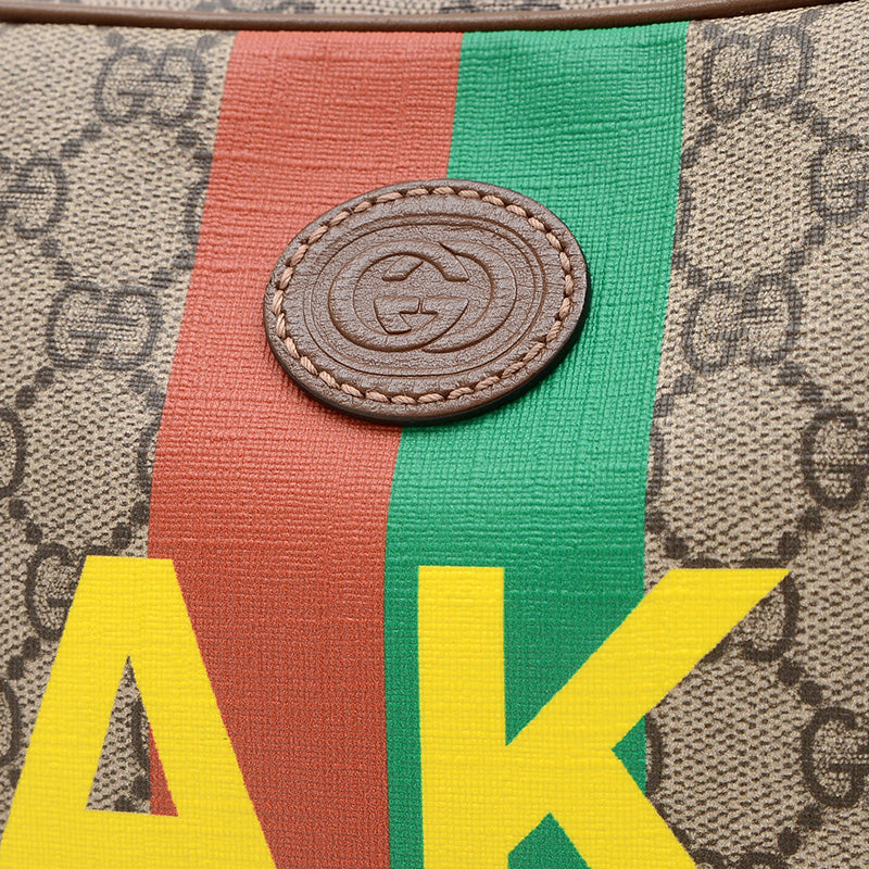 GGスプリーム FAKENOT ベルトバッグ キャンバス ベージュ 602695 ボディバッグ