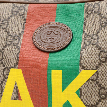 GGスプリーム FAKENOT ベルトバッグ キャンバス ベージュ 602695 ボディバッグ