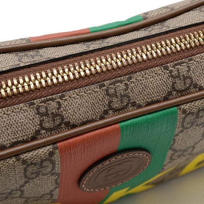 GGスプリーム FAKENOT ベルトバッグ キャンバス ベージュ 602695 ボディバッグ