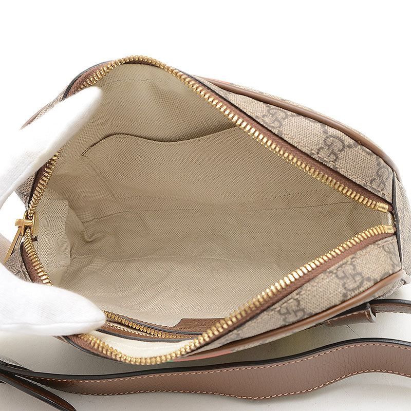 GGスプリーム FAKENOT ベルトバッグ キャンバス ベージュ 602695 ボディバッグ