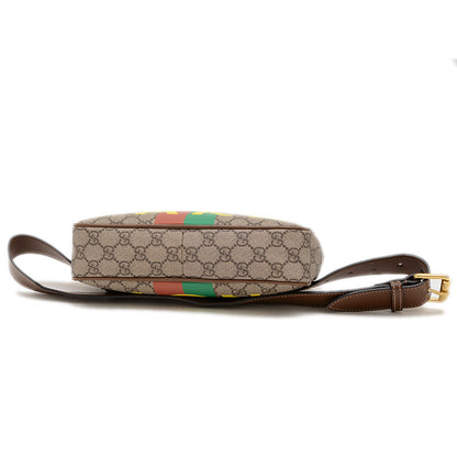 GGスプリーム FAKENOT ベルトバッグ キャンバス ベージュ 602695 ボディバッグ