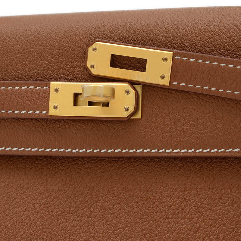 ケリー25 内縫い トゴ ゴールド マットゴールド金具 K刻印 ハンドバッグ