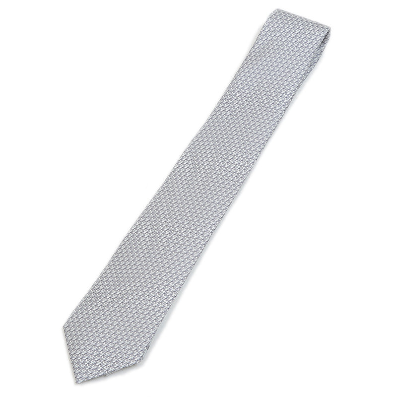 シルクタイ ツイルビー リモート オフィス シルク グレー/グリフォンセ ネクタイ