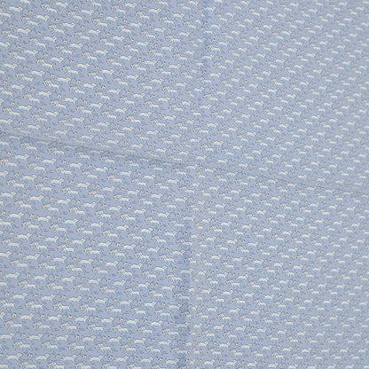 ポケットチーフ 45 ヴィンテージシルク LA BABALLE アズール/グリ/シエル/ホワイト その他小物