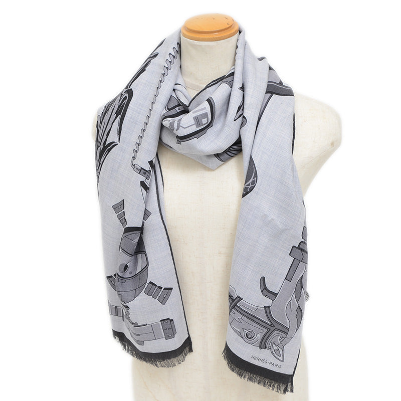 ストール レクタングル カツォウナ カシシル グリシネクレール/グリモワイヤン ストール