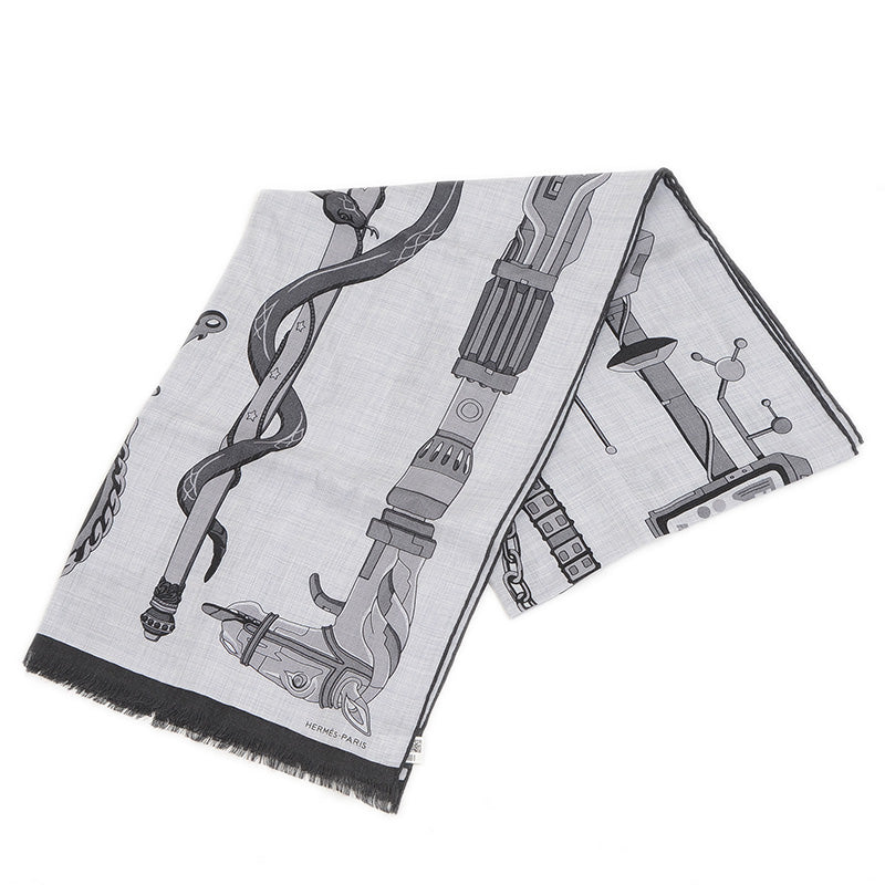 ストール レクタングル カツォウナ カシシル グリシネクレール/グリモワイヤン ストール