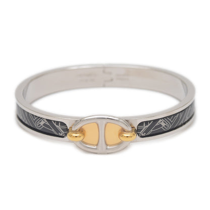 ミニクリック シェーヌダンクル バングル ブラック/シルバー/ゴールド バングル