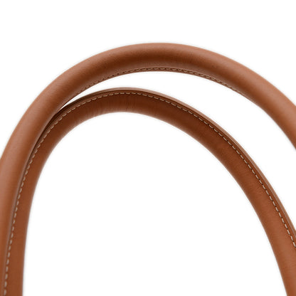 ホリゾンタル カバ ロゴ トートバッグ キャンバス/レザー ナチュラル/タン 190062 トートバッグ