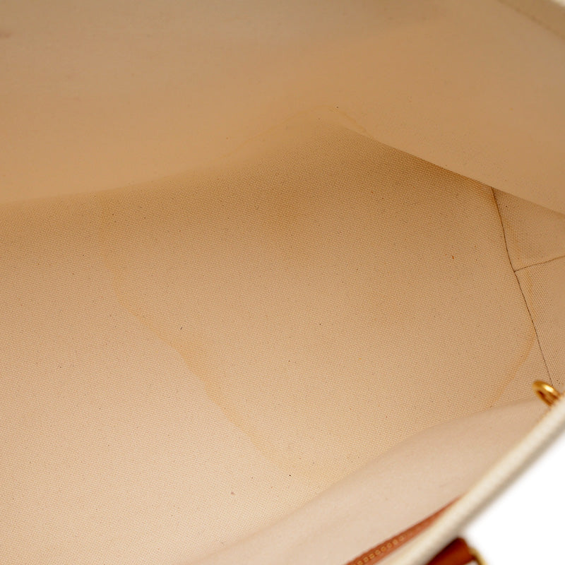 ホリゾンタル カバ ロゴ トートバッグ キャンバス/レザー ナチュラル/タン 190062 トートバッグ