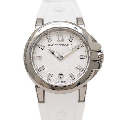 オーシャンスポーツ 白文字盤 10Pダイヤ レディース クォーツ OCSQHD36ZZ001 腕時計