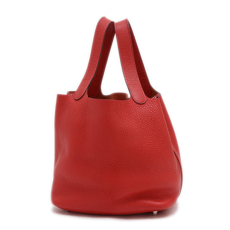 ピコタンロック MM 22 トリヨン ルージュカザック Q刻印 ※補色あり ハンドバッグ