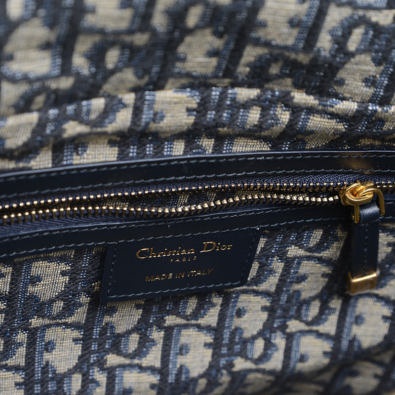 パニエシャポーバッグ 2WAYバッグ ウィッカー/ジャガード ナチュラル/ネイビー トートバッグ