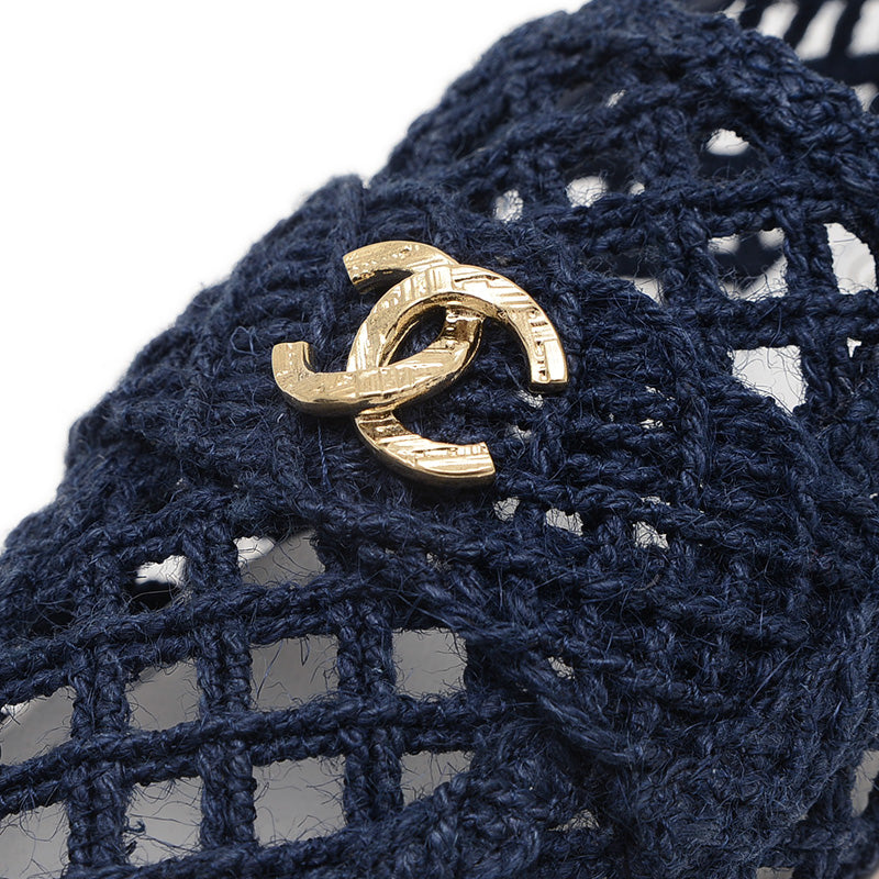 ココマーク ローファー ブレードコード ネイビー ゴールド金具 レディース 36サイズ ローファー