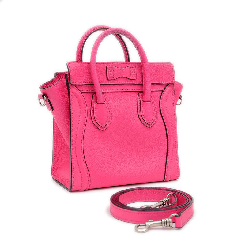 ラゲージ ナノショッパー 2WAY バッグ レザー ピンク ハンドバッグ