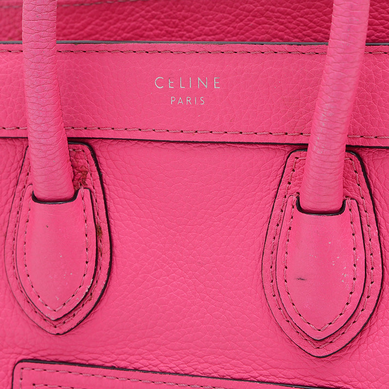 ラゲージ ナノショッパー 2WAY バッグ レザー ピンク ハンドバッグ