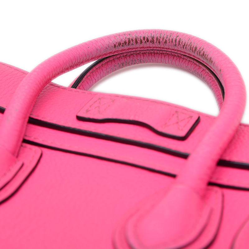 ラゲージ ナノショッパー 2WAY バッグ レザー ピンク ハンドバッグ