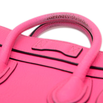 ラゲージ ナノショッパー 2WAY バッグ レザー ピンク ハンドバッグ