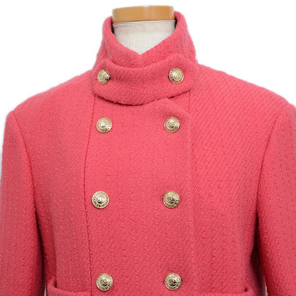 コート ココマークボタン ウール ピンク #34 コート