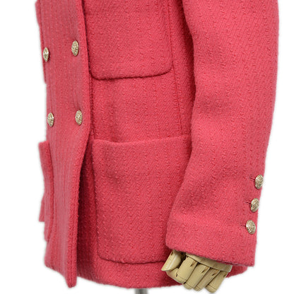 コート ココマークボタン ウール ピンク #34 コート