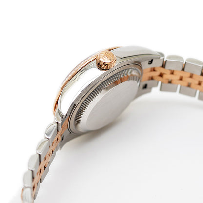 デイトジャスト 279171G チョコレート文字盤 スターIXダイヤ レディース 腕時計