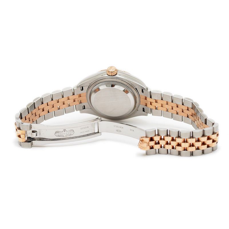 デイトジャスト 279171G チョコレート文字盤 スターIXダイヤ レディース 腕時計