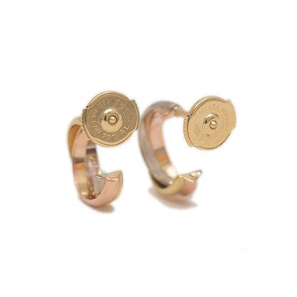 トリニティ ピアス スリーカラー K18YG/WG/PG B8301540 ピアス