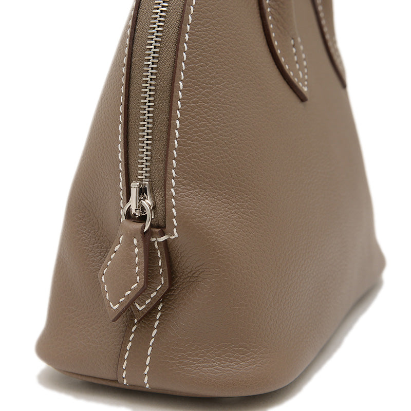 ボリード1923 ミニ エバーカラー エトゥープ シルバー金具 K刻印 ハンドバッグ