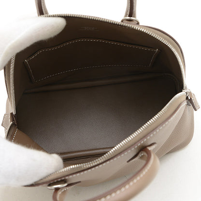 ボリード1923 ミニ エバーカラー エトゥープ シルバー金具 K刻印 ハンドバッグ