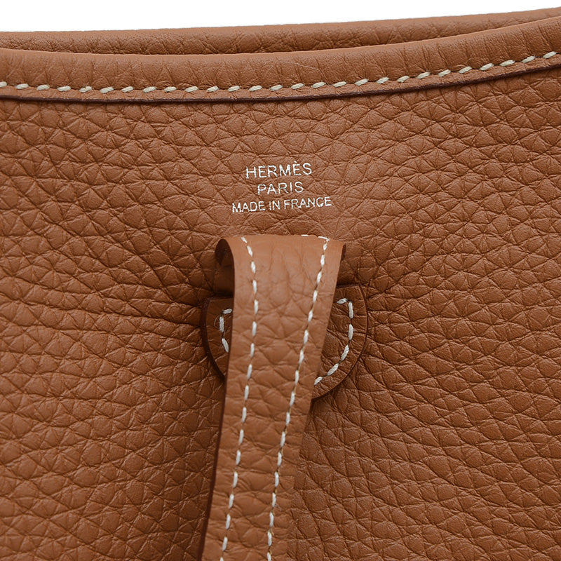 エブリンTPM トリヨン ゴールド シルバー金具 K刻印 ロングストラップ ショルダーバッグ