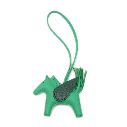 ロデオ ペガサスPM タッチ バッグチャーム ミント/ヴェールルソー B刻印 バッグチャーム