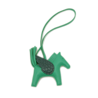 ロデオ ペガサスPM タッチ バッグチャーム ミント/ヴェールルソー B刻印 バッグチャーム