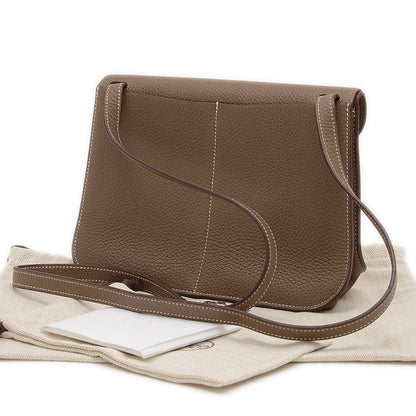 アルザン25 トリヨン エトゥープ ゴールド金具 Y刻印 ショルダーバッグ